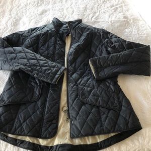 Barbour black quilted jacket